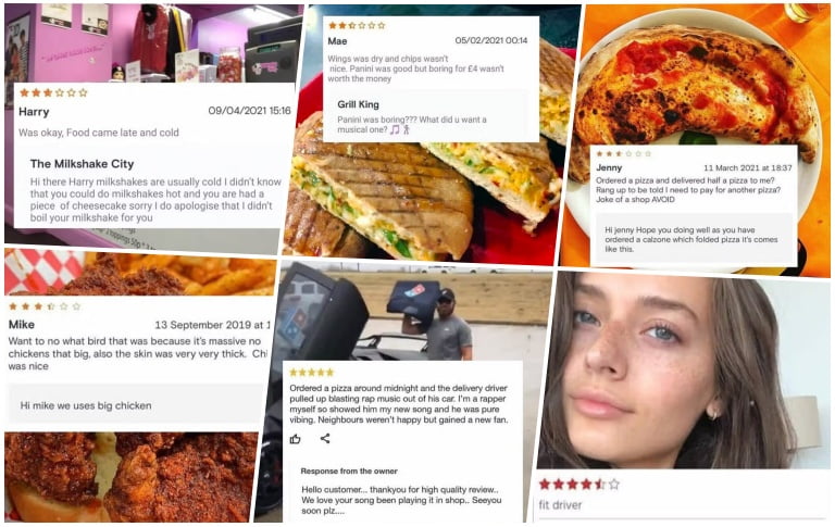 Funny Restaurant Reviews, When Things Go Wrong-Collage